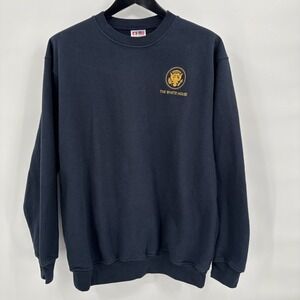 The White House Blue TRUMAN SEAL SWEATSHIRT Unisex XL  100% Cotton Made USA